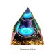 thumbnail image 2 of Pirámide de orgón de cristal Natural, energía espiritual curativa, Reiki, Chakra, piedra protectora, 2 of 7