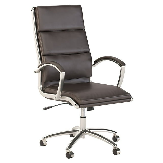 Bush Business Furniture 400 Series High Back Leather Executive Office Chair