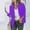 Purple 4, variant on Womens Casual Blazers Long Sleeve Lapel Collar Open Front Blazer Work Office Suit Jackets Fall Winter Outwear