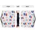 thumbnail image 4 of HELLHERO 4th of July Patriotic Pattern Bible Cover Lightweight for Church Bible Study Christian Prayer, PU Leather Large Capacity Church Bible Bag, 4 of 12