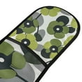 thumbnail image 4 of Yayeee Double Oven Mitt Kitchen Heat Resistant Baking 35" x7" Quilted Glove, Gray Floral, 4 of 6