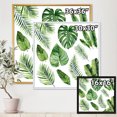 thumbnail image 4 of Designart 'Close Up Of Tropical Leaf Of Monstera V' Farmhouse Framed Canvas Wall Art Print, 4 of 5