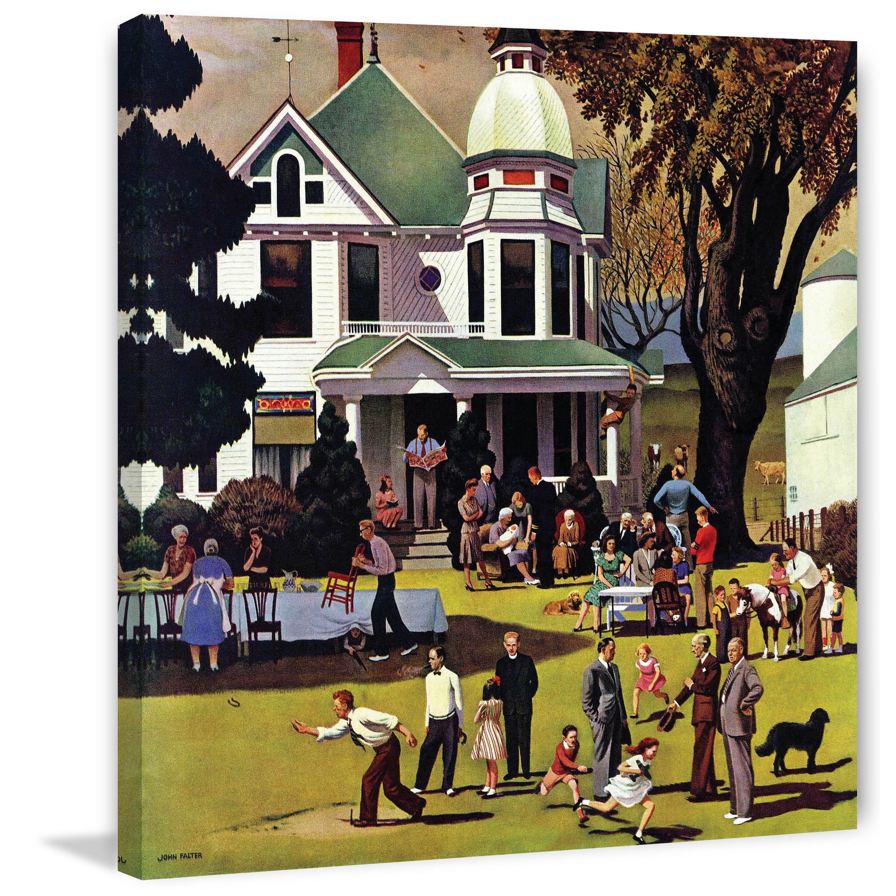Marmont Hill "Family Reunion" by John Falter Painting Print on Canvas