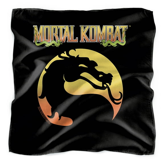 Mortal Kombat Klassic Logo Bandana (21 in x 21 in)