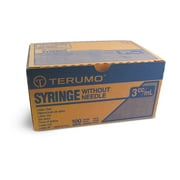 Terumo Syringe, 3cc, Luer Slip, 100/BOX