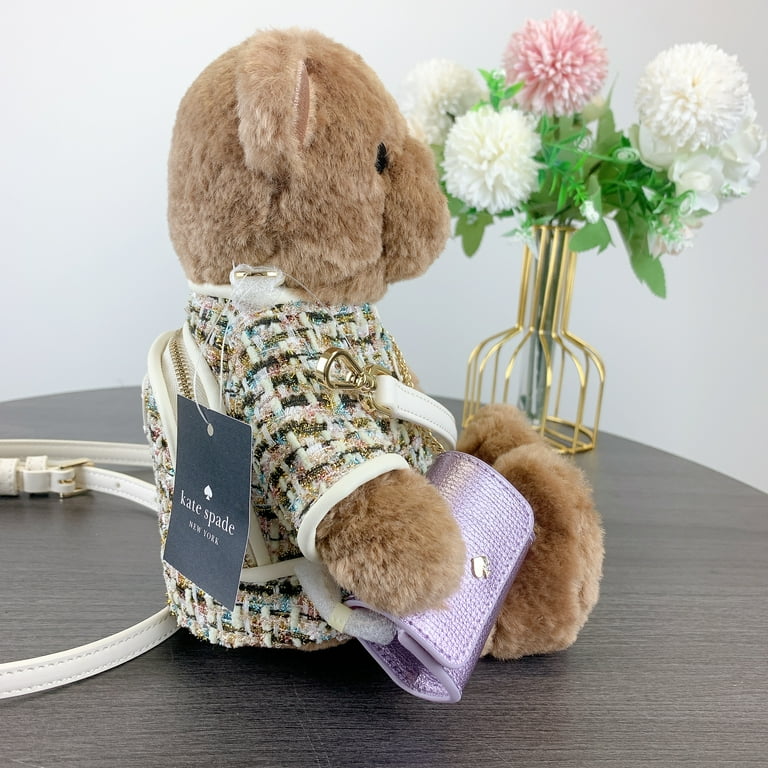 限定 Kate Spade Oh What Fun 3D Teddy Bear Crossbody KI972 Kate Spade KI972 Oh What Fun 3D Teddy Bear Crossbody