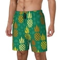 thumbnail image 2 of Haiem Pineapples1 Men'S Quick-Dry Swim Trunks: Comfortable Beach Shorts With Mesh Lining And Pockets - Ideal For Swimming And Sunbathing Xx-Large, 2 of 9