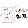 thumbnail image 4 of 6 Sheets Cute Cat Nail Art Stickers Cartoon Nail Decals 3D Nail Art Supplies Self-Adhesive Cat Cartoon Designer Nail Stickers Manicure Tips Acrylic Nails Decoration Accessories for Women Kids Girls, 4 of 4