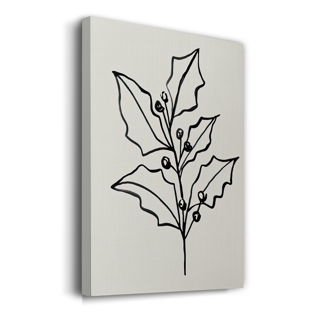 Evergreen Ink I- Gallery Wrapped Canvas