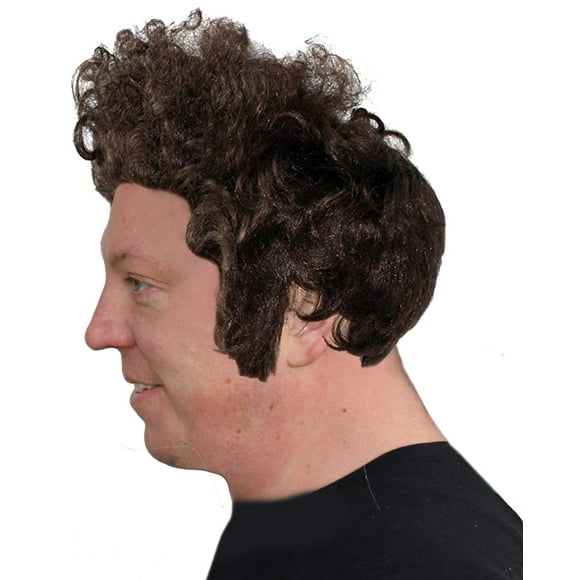 City Costume Wigs Men's Brown Curly Men's Wig
