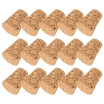 FESTFENDS Tapered Wood Cork Stoppers 20Pcs for Glass Bottle Sealing and DIY Projects 0.8x0.6x0.6in