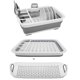 thumbnail image 1 of ZhildChen Estante plegable para secar platos, organizador portátil para escurridor de vajilla para cocina, caravanas, remolques de viaje, bandeja de almacenamiento de cocina para ahorrar espacio (con, 1 of 5