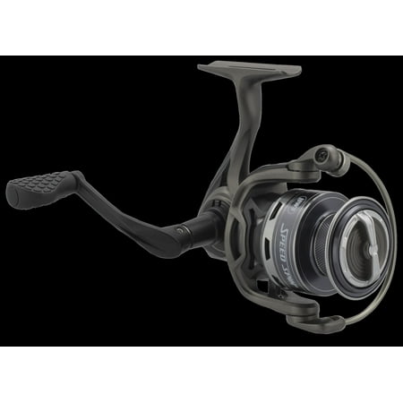 UPC: 0849004025011 | Lew s Speed Spin Spinning Fishing Reel  Size 10 Reel  Right or Left-Hand Retrieve  5.2:1 Gear Ratio  7 Bearing System with Stainless Steel Double Shielded Ball Bearings  Black
