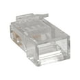 thumbnail image 3 of Tripp Lite Prise Modulaire Cat6 RJ45 pour Conducteur UTP Rond 4 Paires, Lot de 100 - Connecteur Réseau - RJ-45 (m) - UTP - Chat 6 - Rond, Bris - Transparent (Lot de 100), 3 of 3