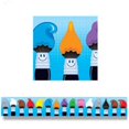 thumbnail image 1 of Trend Enterprises T-85089 Colortime Paintbrushes Borders- Straight Edge 11 per Pack 2.75 X 35.75 Tl, 1 of 1