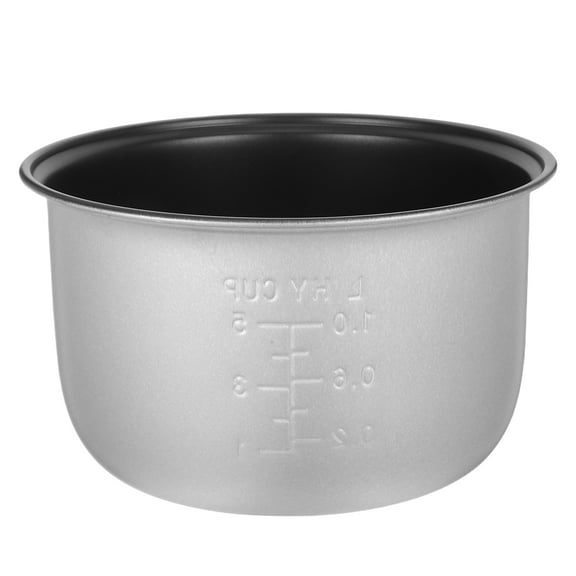 TOYMYTOY Rice Cooker Inner Pot Replacement Non Stick Alloy Cooking Pot for Home Use Black