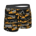 thumbnail image 2 of KLL Yellow Excavator Men's Cotton Boxer Briefs Underwear-X-Large, 2 of 8