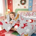 thumbnail image 4 of Manfei Cartoon Christmas Ball 7-Piece Twin Bedding,Xmas Holiday Season Bedding Comforter Set,Xmas Reversible, 4 of 7