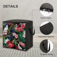 Bybiment 80L Large Capacity Quilt Storage Bag with Handle, Floral