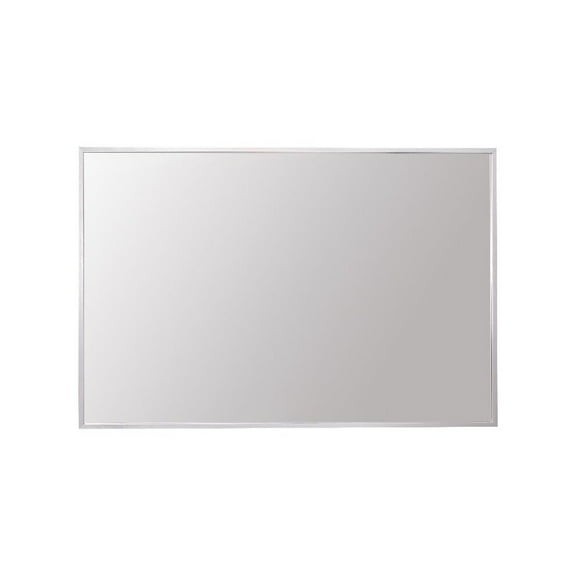 Elegant Decor Aluminum Frame Rectangle Mirror 24x36 In Silver