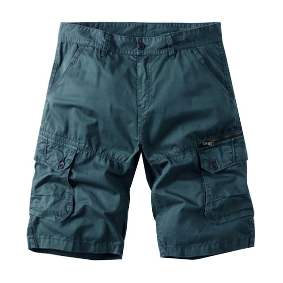 uikmnh Shorts Men "Men's Loose Fit Outdoor Cargo Shorts with Pockets Plus Size Casual Summer Short Pants for Hiking Camping Travel" Size:34