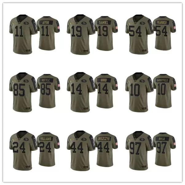 NFL San Francisco 49ers (George Kittle) Men's Game Football Jersey.