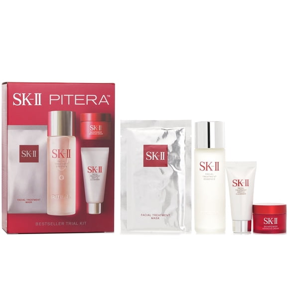 Esencia de tratamiento facial Trial Kit SK II, 75 ml, limpiador, 20 g
