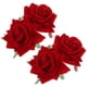 thumbnail image 4 of 2 piezas de cabello nupcial clips de moño tela rosa flor para la flor peinado para el cabello de boda herramienta, 4 of 4