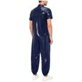 thumbnail image 3 of vastwit Men Plastic Oversized Shirts Pants Set Waterproof Two-piece Outfit Sweat Suit Jogging Sportswear Dark Blue XXL, 3 of 7