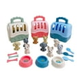 thumbnail image 4 of Juego de 24 juguetes de rol para el cuidado de mascotas y cuenco de alimentación, accesorios para muñecas, juguetes de simulación para niños, niñas y, 4 of 8