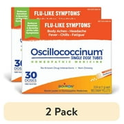 (2 pack) Boiron Oscillococcinum Homeopathic Medicine for Flu-Like Symptoms, 30 Doses
