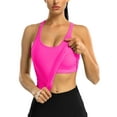 thumbnail image 3 of ANFERRY Ribbed Athletic Tank Tops for Women with Built in Bra Racerback Seamless Scoop Neck Workout Camis Top, 3 of 6