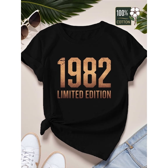 Women's Vintage Retro 1982 Limited Edition T-Shirt