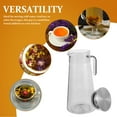 thumbnail image 4 of Reusable Acrylic Drink Pitcher For Portable Beverage Dispenser With Handle Transparent Acrylic Carafe For Iced Tea Lemonade 1.5l, 4 of 8