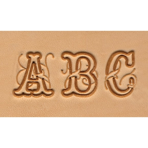 Juego de letras Leather Craftool Script Tandy Leather 19 mm