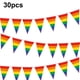 thumbnail image 4 of Bandera de banderín del orgullo arcoíris, banderas de banderín del orgullo arcoíris, decoración de jardín, banderín gay, multifuncional, 4 of 7