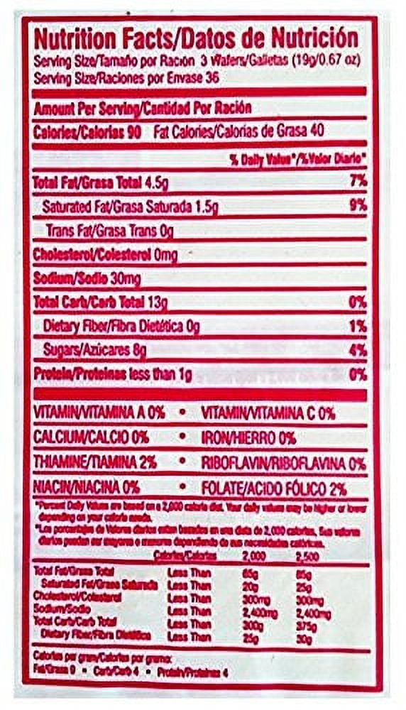 (3 pack) Favorita Wafers (Galletas Favorita) Puerto Rico's beloved wafer cookie - 1 pack of 24