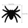 thumbnail image 3 of XMMSWDLA 10Pcs Halloween Hanging Spiders Decoration Small Realistic Hairy Spiders Set Scary Fake Spider Prank Props for Halloween Party Decorations (2.75 x 2.75 in), 3 of 7