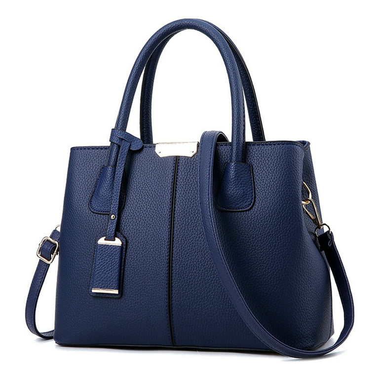 hirigin Women's Solid Color Bag, Elegant Dual Purpose Handbag