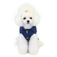 thumbnail image 5 of Pet Elegant Trench Coat, Dog British Style Clothes Warm and Stylish Jacket for Small Dogs/Cats, 5 of 6
