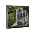 thumbnail image 3 of Stupell Industries Woodland Waterfall Nature Creek Landscape Photography Gray Floater Framed Art Print Wall Art, 3 of 6