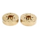 thumbnail image 1 of Pesas de latón para ruedas RC Bling Bling 2 piezas Adaptador de cubo hexagonal oro, 1 of 12