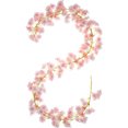 thumbnail image 1 of Muyoka Cherry Blossom Vine 2 piezas Realista Vivid Cherry Vine Flores Decoración colgante con 20 piezas Lazos para el hogar Boda Jardín Fiesta Pared Patio, Light Pink Muyoka Hogar, 1 of 7