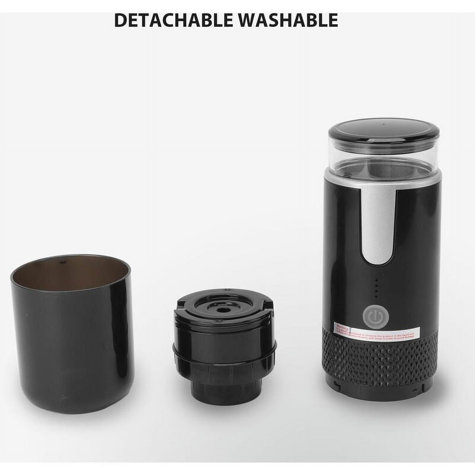 Portable Coffee Machine Compatible with K Cup Capsule Ground Coffee Hand Operated Hand Coffee Maker for Camping Hiking