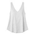 thumbnail image 6 of vzibsiv Womens Flowy V Neck Cami Tank Top Sleeveless Resort Wear Soft Summer Beach Shirt White L, 6 of 6