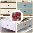 thumbnail image 5 of 4 Pieces Set Drawer Pulls Handle Square Wardrobe Cabinet Knobs with Stainless Steel Screws Furniture Kitchen Decor, 5 of 5