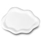thumbnail image 5 of Naiovety de joyería en plata/blanco, resistente a impactos, de cerámica chapado que no se deforma, bandeja para joyería, llaves Kits de desorden para acampar blanco,1 19*13cm, 5 of 6