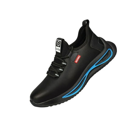 

Wazshop Unisex Work Shoes Steel Toe Protection Boot Slip Resistant Safety Shoe Heavy Duty Lace Up Women Men Insulated Comfort Style L Solid Bottom Wear-resistant 6
