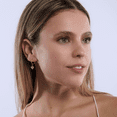 thumbnail image 3 of Aretes para Mujer de Corazón tipo Arracadas LuckyLy, Modelo Dalia dorado UNITALLA, 3 of 6