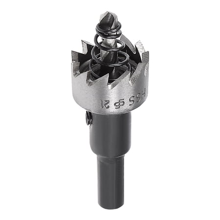 Uxcell 21mm HSS Hole Saw Drill Bit Opener for Stainless Steel Alloy Metal